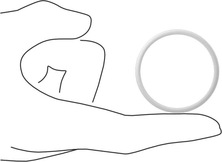 Ultra Kimyasala Dayanıklı Sert PTFE O-Ring, 3/32 Kesirli Genişlik, Dash Numarası 129