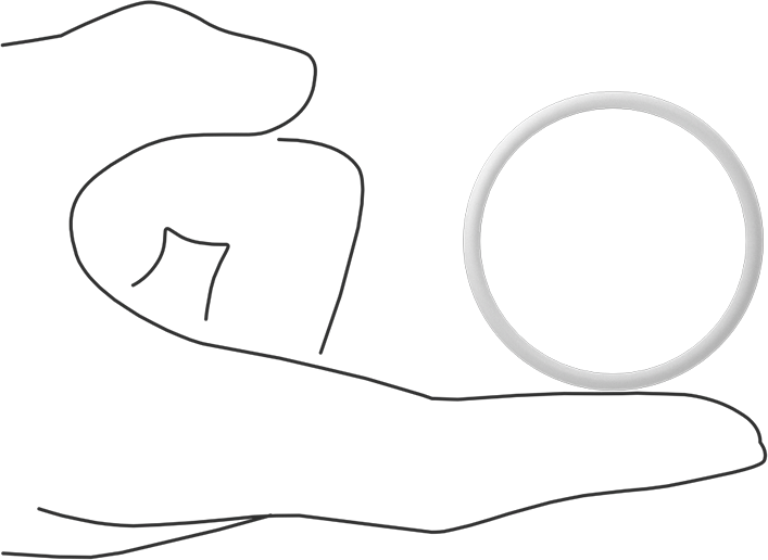 Ultra Kimyasala Dayanıklı Sert PTFE O-Ring, 3/32 Kesirli Genişlik, Dash Numarası 130