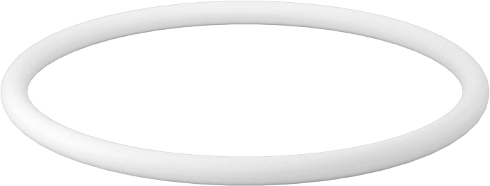 Ultra Kimyasala Dayanıklı Sert PTFE O-Ring, 3/32 Kesirli Genişlik, Dash Numarası 132