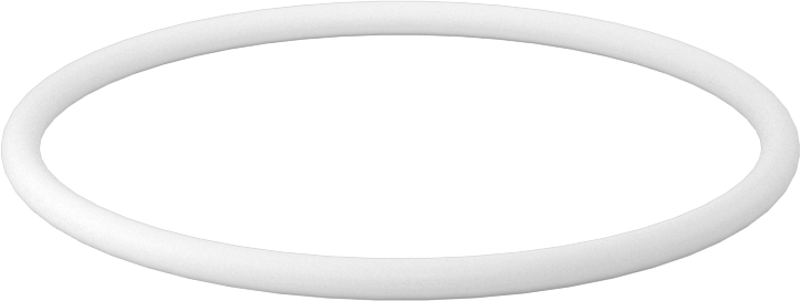 Ultra Kimyasala Dayanıklı Sert PTFE O-Ring, 3/32 Kesirli Genişlik, Dash Numarası 136