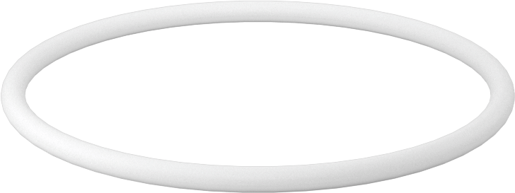 Ultra Kimyasala Dayanıklı Sert PTFE O-Ring, 3/32 Kesirli Genişlik, Dash Numarası 137