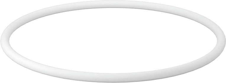 Ultra Kimyasala Dayanıklı Sert PTFE O-Ring, 3/32 Kesirli Genişlik, Dash Numarası 145