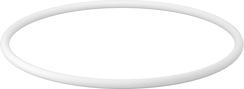 Ultra Kimyasala Dayanıklı Sert PTFE O-Ring, 3/32 Kesirli Genişlik, Dash Numarası 148