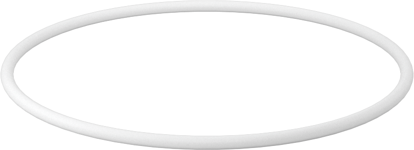 Ultra Kimyasala Dayanıklı Sert PTFE O-Ring, 3/32 Kesirli Genişlik, Dash Numarası 152