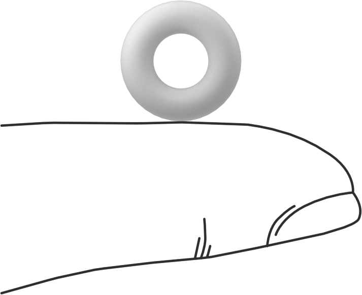 Ultra Kimyasala Dayanıklı Sert PTFE O-Ring, 1/8 Kesirli Genişlik, Dash Numarası 202