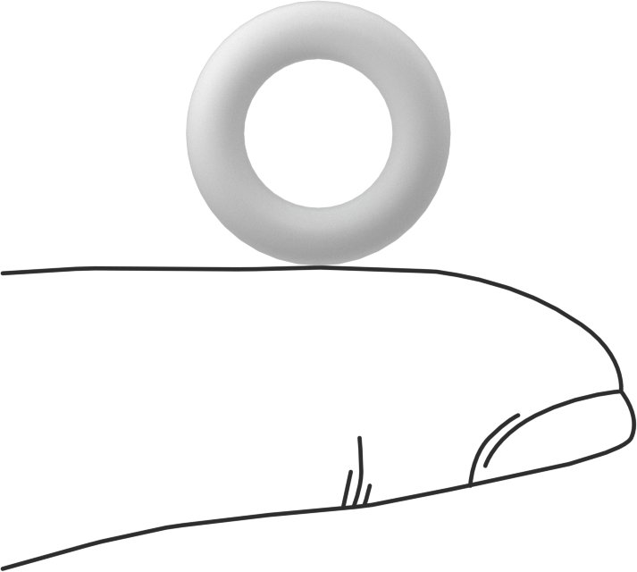 Ultra Kimyasala Dayanıklı Sert PTFE O-Ring, 1/8 Kesirli Genişlik, Dash Numarası 204