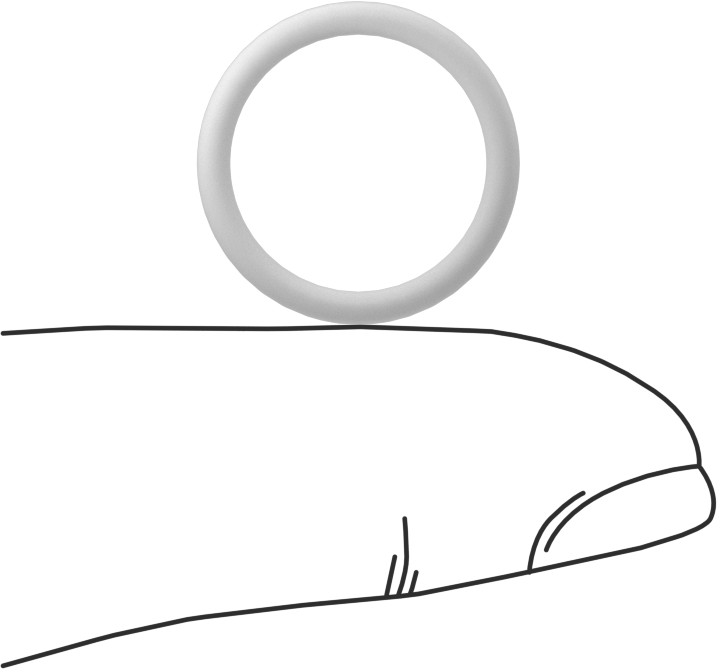 Ultra Kimyasala Dayanıklı Sert PTFE O-Ring, 1/16 Kesirli Genişlik, Dash Numarası 015