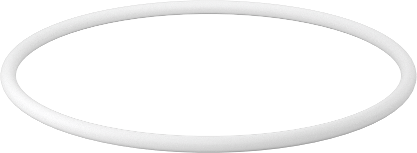 Ultra Kimyasala Dayanıklı Sert PTFE O-Ring, 1/8 Kesirli Genişlik, Dash Numarası 239