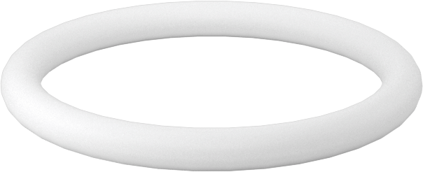 Ultra Kimyasala Dayanıklı Sert PTFE O-Ring, 1/16 Kesirli Genişlik, Dash Numarası 016