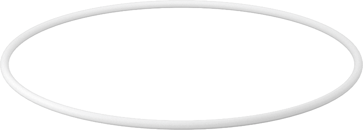 Ultra Kimyasala Dayanıklı Sert PTFE O-Ring, 1/8 Kesirli Genişlik, Dash Numarası 258