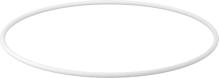 Ultra Kimyasala Dayanıklı Sert PTFE O-Ring, 1/8 Kesirli Genişlik, Dash Numarası 260