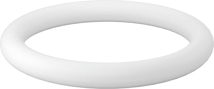Ultra Kimyasala Dayanıklı Sert PTFE O-Ring, 3/16 Kesirli Genişlik, Dash Numarası 325