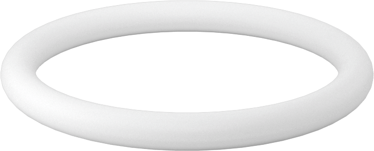 Ultra Kimyasala Dayanıklı Sert PTFE O-Ring, 3/16 Kesirli Genişlik, Dash Numarası 328