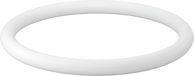 Ultra Kimyasala Dayanıklı Sert PTFE O-Ring, 3/16 Kesirli Genişlik, Dash Numarası 332