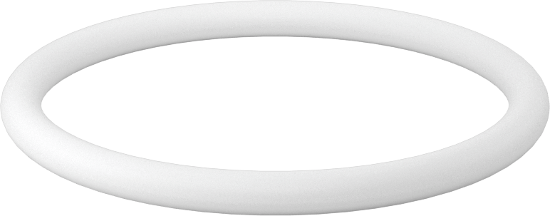 Ultra Kimyasala Dayanıklı Sert PTFE O-Ring, 3/16 Kesirli Genişlik, Dash Numarası 333