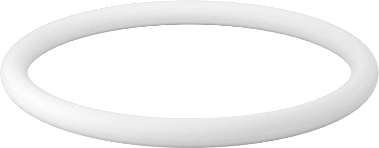 Ultra Kimyasala Dayanıklı Sert PTFE O-Ring, 3/16 Kesirli Genişlik, Dash Numarası 334