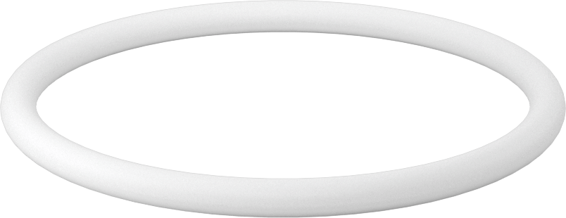 Ultra Kimyasala Dayanıklı Sert PTFE O-Ring, 3/16 Kesirli Genişlik, Dash Numarası 337