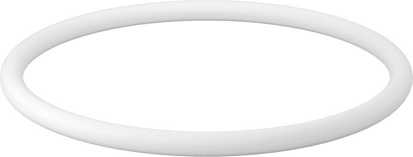 Ultra Kimyasala Dayanıklı Sert PTFE O-Ring, 3/16 Kesirli Genişlik, Dash Numarası 341