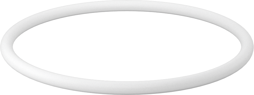 Ultra Kimyasala Dayanıklı Sert PTFE O-Ring, 3/16 Kesirli Genişlik, Dash Numarası 345