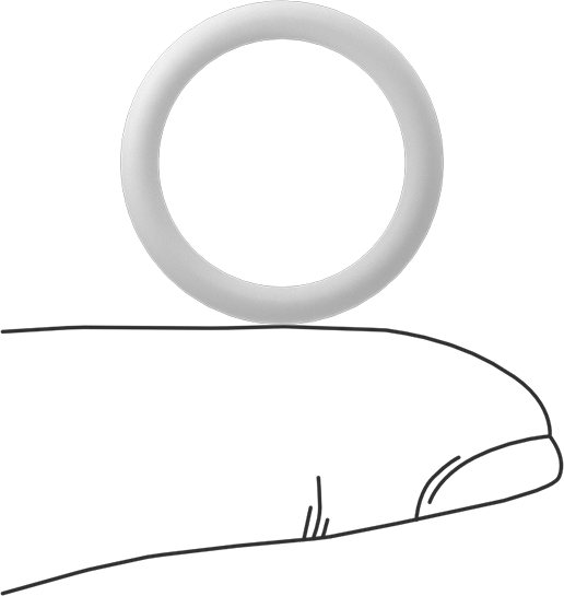 Ultra Kimyasala Dayanıklı Sert PTFE O-Ring, 3/32 Kesirli Genişlik, Dash Numarası 115