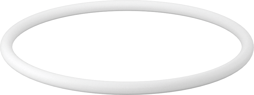 Ultra Kimyasala Dayanıklı Sert PTFE O-Ring, 3/16 Kesirli Genişlik, Dash Numarası 346