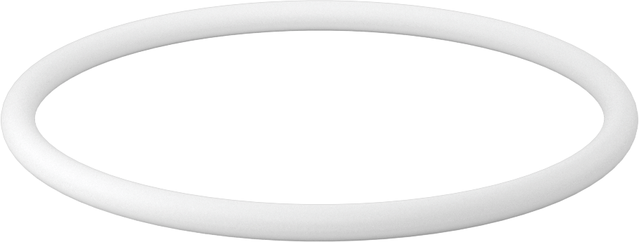 Ultra Kimyasala Dayanıklı Sert PTFE O-Ring, 1/4 Kesirli Genişlik, Dash Numarası 427