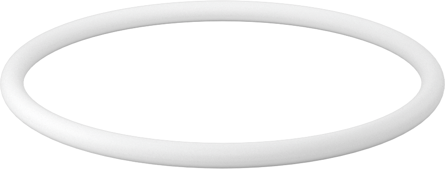 Ultra Kimyasala Dayanıklı Sert PTFE O-Ring, 1/4 Kesirli Genişlik, Dash Numarası 428