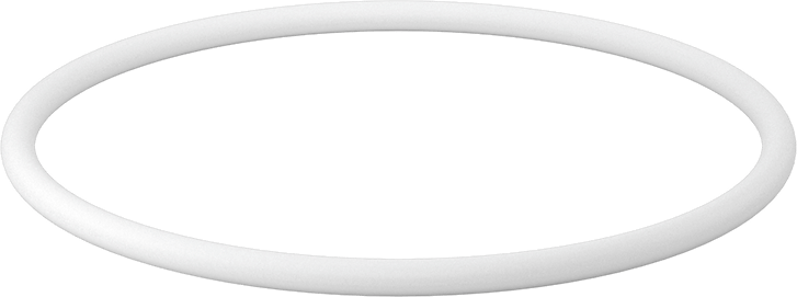 Ultra Kimyasala Dayanıklı Sert PTFE O-Ring, 1/4 Kesirli Genişlik, Dash Numarası 437