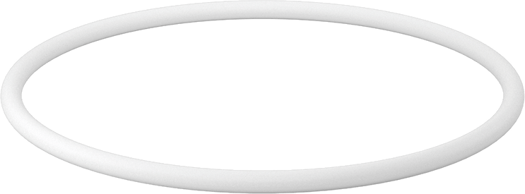 Ultra Kimyasala Dayanıklı Sert PTFE O-Ring, 1/4 Kesirli Genişlik, Dash Numarası 439