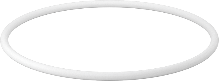 Ultra Kimyasala Dayanıklı Sert PTFE O-Ring, 1/4 Kesirli Genişlik, Dash Numarası 442