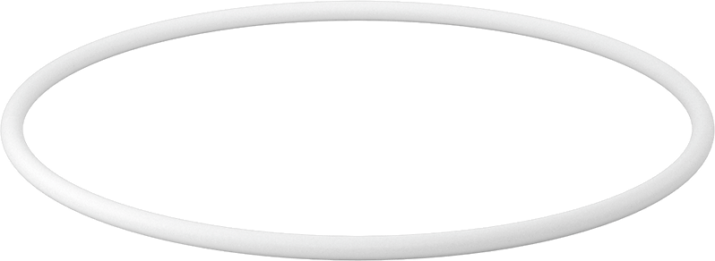 Ultra Kimyasala Dayanıklı Sert PTFE O-Ring, 1/4 Kesirli Genişlik, Dash Numarası 446