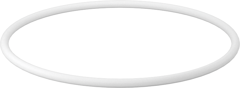 Ultra Kimyasala Dayanıklı Sert PTFE O-Ring, 3/32 Kesirli Genişlik, Dash Numarası 150