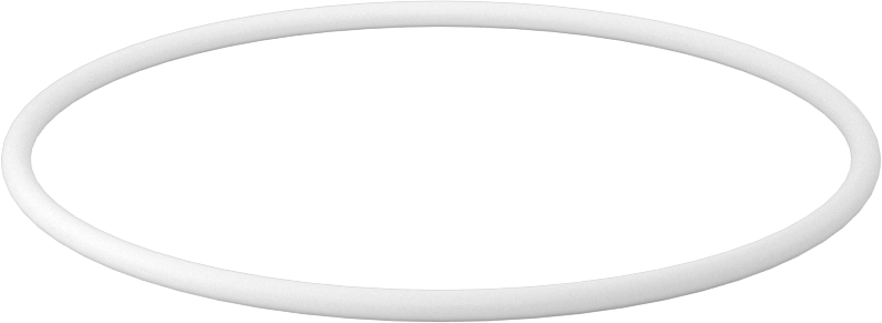 Ultra Kimyasala Dayanıklı Sert PTFE O-Ring, 3/32 Kesirli Genişlik, Dash Numarası 151