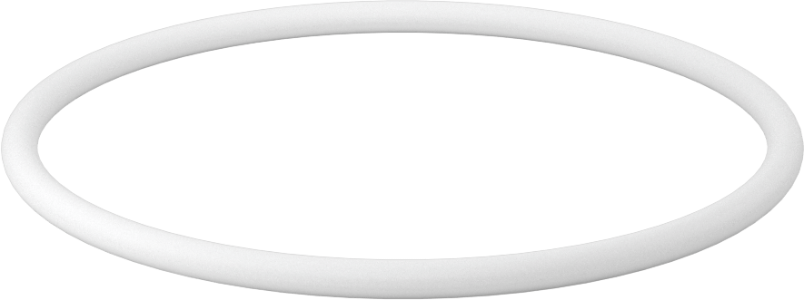 Ultra Kimyasala Dayanıklı Sert PTFE O-Ring, 3/16 Kesirli Genişlik, Dash Numarası 348