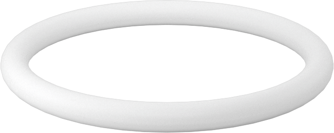 Ultra Kimyasala Dayanıklı Sert PTFE O-Ring, 1/8 Kesirli Genişlik, Dash Numarası 221