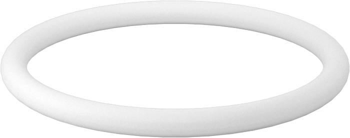 Ultra Kimyasala Dayanıklı Sert PTFE O-Ring, 1/8 Kesirli Genişlik, Dash Numarası 223