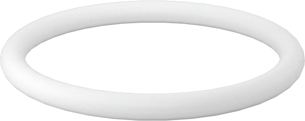Ultra Kimyasala Dayanıklı Sert PTFE O-Ring, 1/16 Kesirli Genişlik, Dash Numarası 018