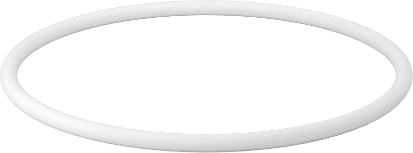 Ultra Kimyasala Dayanıklı Sert PTFE O-Ring, 1/8 Kesirli Genişlik, Dash Numarası 236