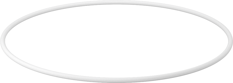 Ultra Kimyasala Dayanıklı Sert PTFE O-Ring, 1/4 Kesirli Genişlik, Dash Numarası 456