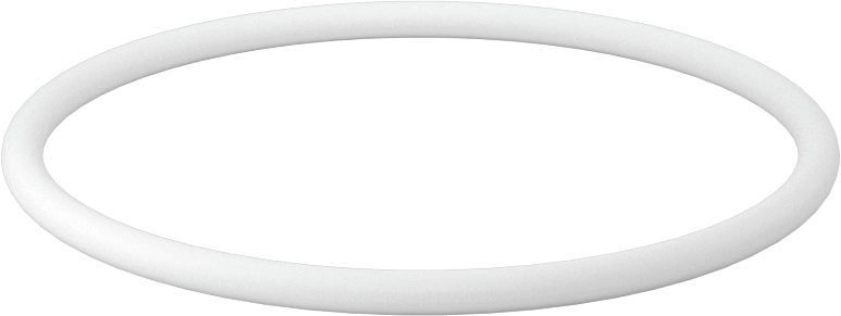 Ultra Kimyasala Dayanıklı Sert PTFE O-Ring, 1/8 Kesirli Genişlik, Dash Numarası 231