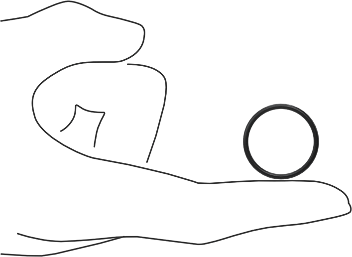 Ultra Kimyasala Dayanıklı DuPont Kalrez 4079 O-Ring, 1/16 Kesirli Genişlik, Dash Numarası 020