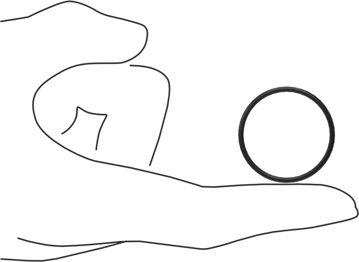 Ultra Kimyasala Dayanıklı DuPont Kalrez 4079 O-Ring, 1/16 Kesirli Genişlik, Dash Numarası 024