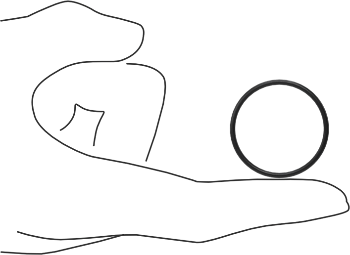 Ultra Kimyasala Dayanıklı DuPont Kalrez 4079 O-Ring, 1/16 Kesirli Genişlik, Dash Numarası 025