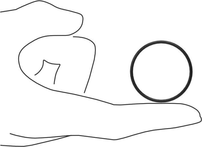 Ultra Kimyasala Dayanıklı DuPont Kalrez 4079 O-Ring, 1/16 Kesirli Genişlik, Dash Numarası 027