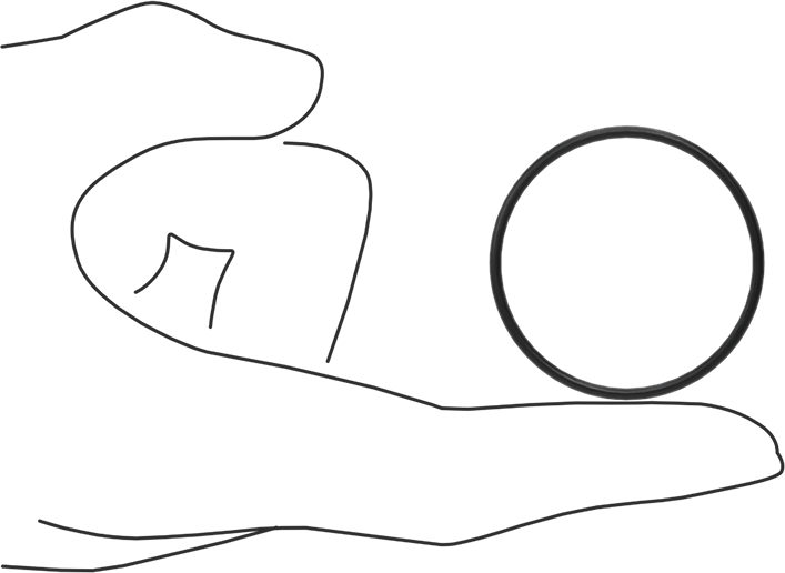 Ultra Kimyasala Dayanıklı DuPont Kalrez 4079 O-Ring, 1/16 Kesirli Genişlik, Dash Numarası 029