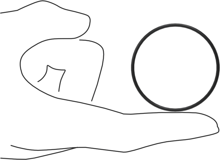 Ultra Kimyasala Dayanıklı DuPont Kalrez 4079 O-Ring, 1/16 Kesirli Genişlik, Dash Numarası 031