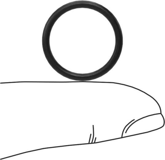 Ultra Kimyasala Dayanıklı DuPont Kalrez 4079 O-Ring, 1/16 Kesirli Genişlik, Dash Numarası 016