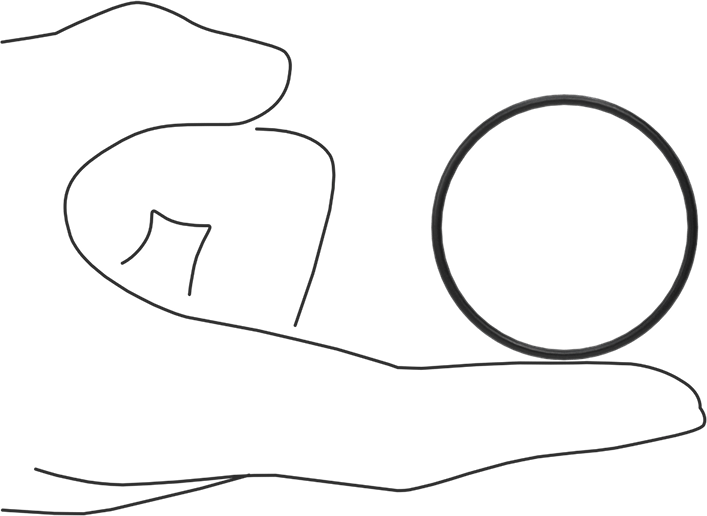 Ultra Kimyasala Dayanıklı DuPont Kalrez 4079 O-Ring, 1/16 Kesirli Genişlik, Dash Numarası 030