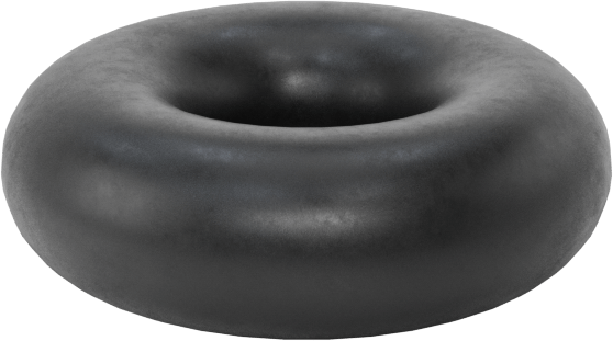 Ultra Kimyasala Dayanıklı DuPont Kalrez 4079 O-Ring, 3/32 Kesirli Genişlik, Dash Numarası 104