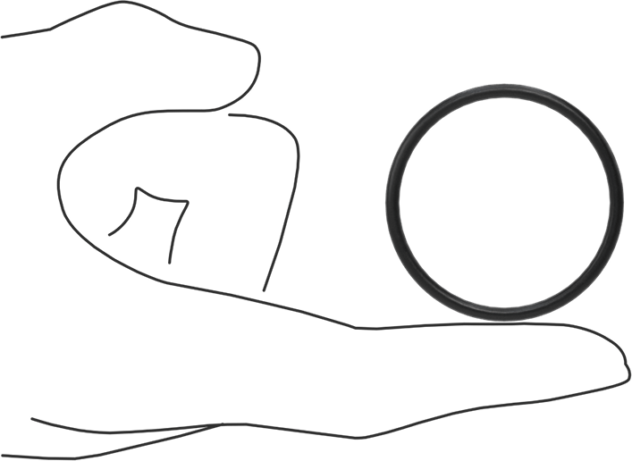 Ultra Kimyasala Dayanıklı DuPont Kalrez 4079 O-Ring, 3/32 Kesirli Genişlik, Dash Numarası 129